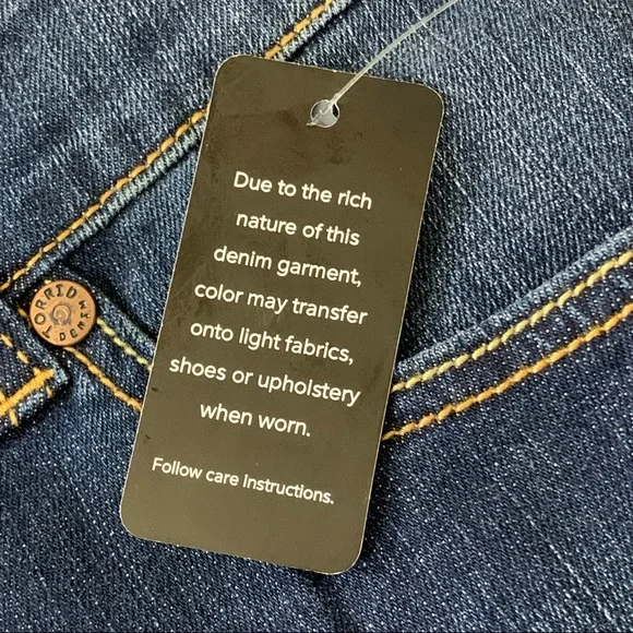 Torrid Denim Jeans Hi-Rise Dark Blue Wash 5 Pocket Stretch Raw Hem - Picture 5 of 12